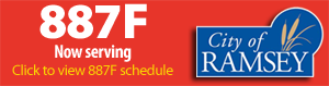 887F serves Ramsay. Click for 887F schedule.